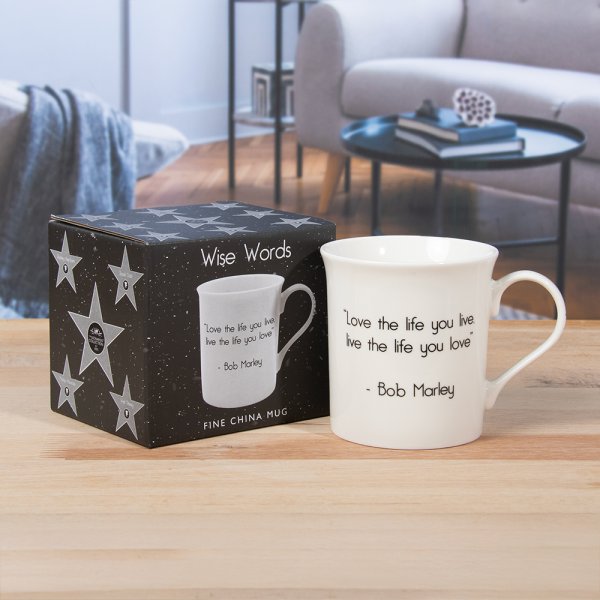 LOVE THE LIFE YOU LIVE MUG