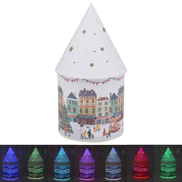 XMAS TINSEL TOWN LED HOUSE