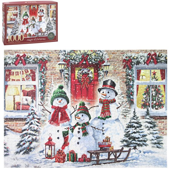 SNOWMEN WOODEN PUZZLE