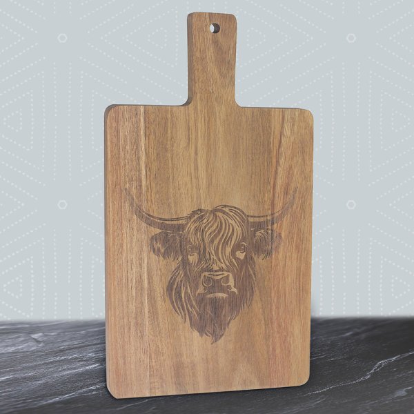 HIGHLAND COW CUTTING BOARD