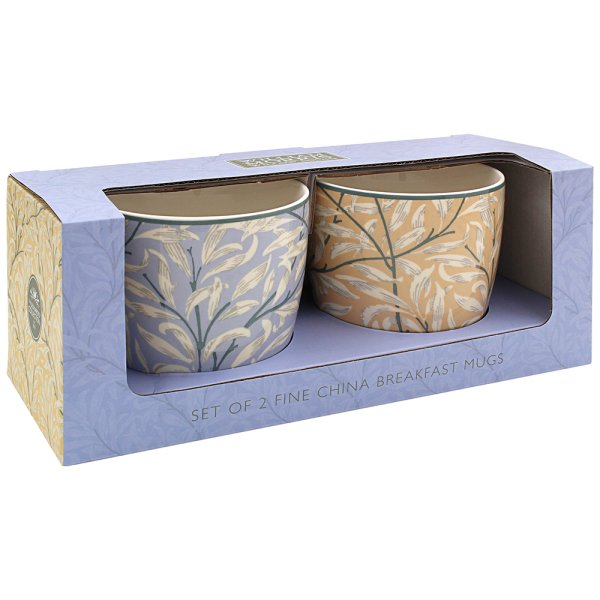 W BOUGH BREAKFAST MUGS SET 2