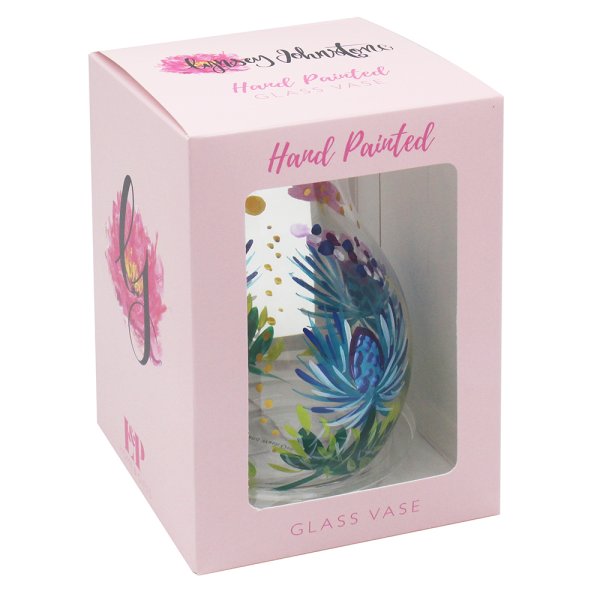 THISTLES & BUTTERFLIES VASE