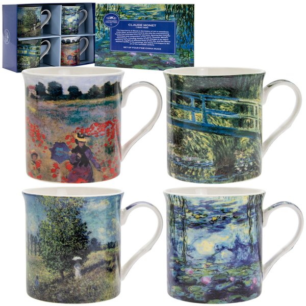 MONET MUGS SET OF 4