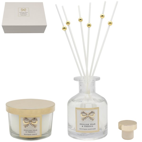 ENGLISH PEAR CANDLE & DIFFUSER