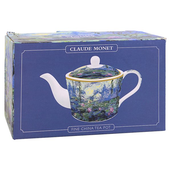 MONET TEA POT WATERLILLIES