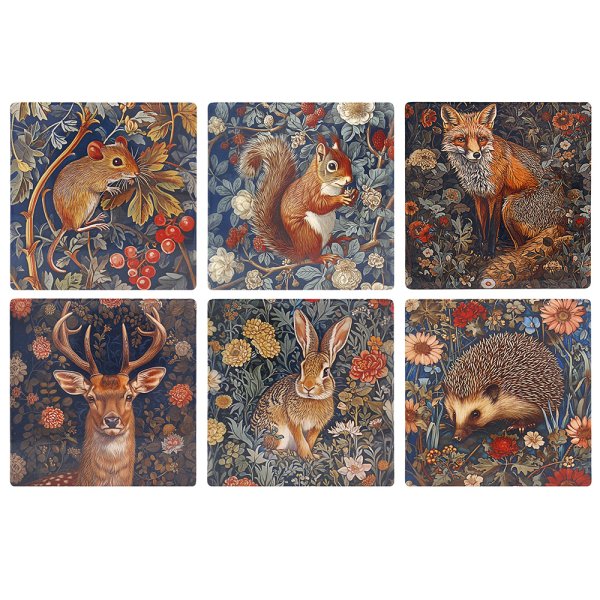 MORRIS ANIMALS COASTER 6ASST