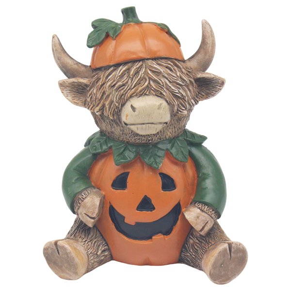 HALLOWEEN HIGHLAND COW PUMPKIN