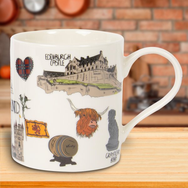 SCOTTISH SKETCH MUG