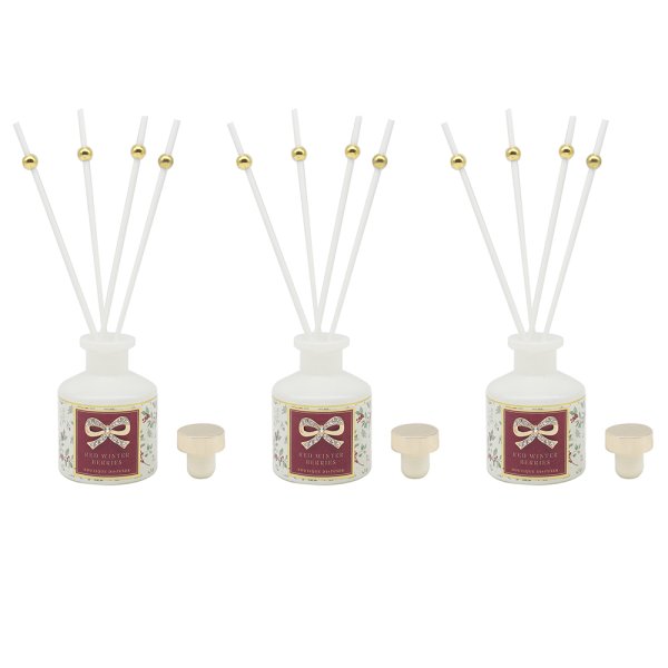 MADELAINE RED DIFFUSER SET 3