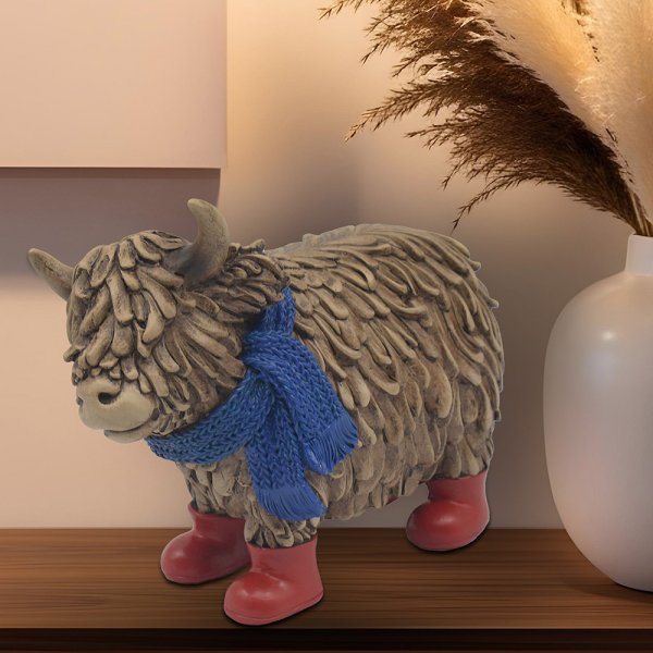 HUGHIE HIGHLAND COW REDWELLIES
