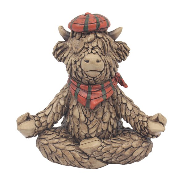 HUGHIE HIGHLAND COW YOGATARTAN