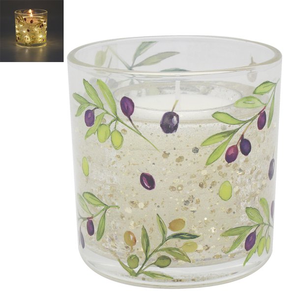 OLIVE GROVE LED GEL CANDLE