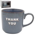 THANK YOU MUG-BLUE/GREY