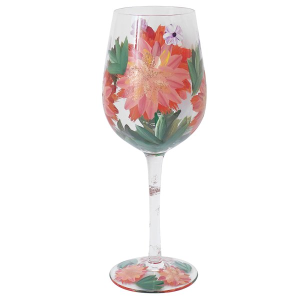 DAHLIAS WINE GLASS