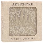 ARTICHOKE COASTERS SET 4