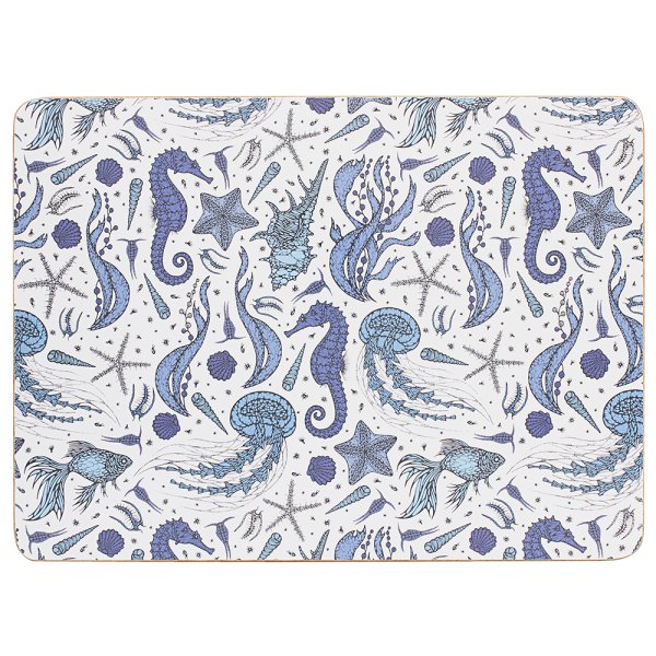 SEA LIFE PLACEMATS SET 4
