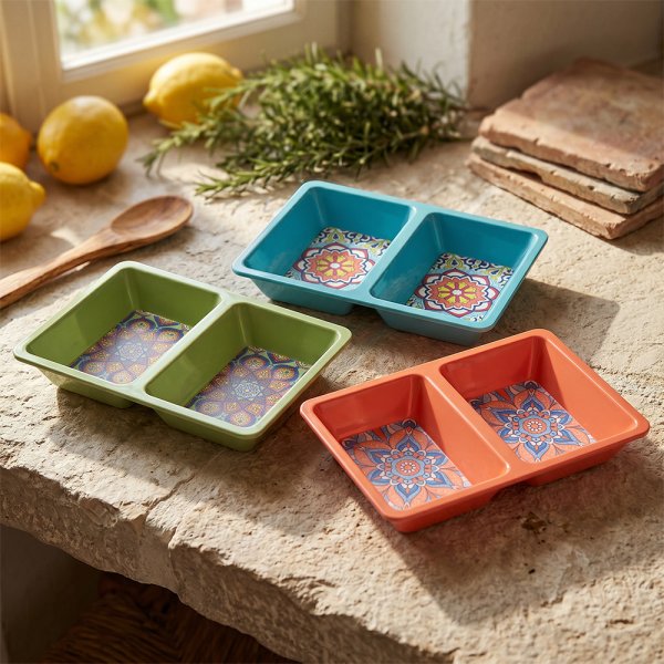 TUSCANY TWO SECTION TRAY 3 ASS