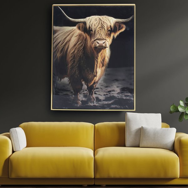 HIGHLAND COW WALL ART