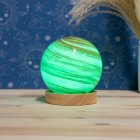 COSMIC PLANET LAMP PINK & BRN