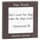 MAKE THE DAYS COUNT COASTER