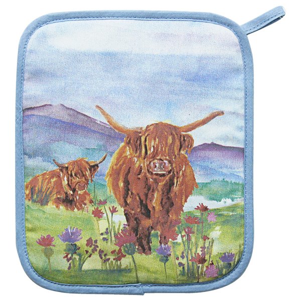 HIGHLAND COW POT HOLDER