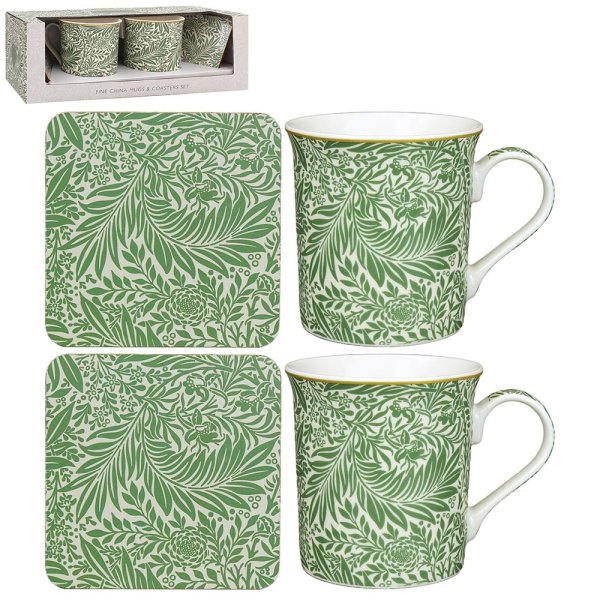 LARKSPUR MUG & COASTER SET