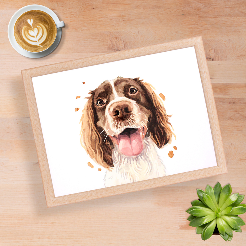 SPRINGER SPANIEL LAPTRAY