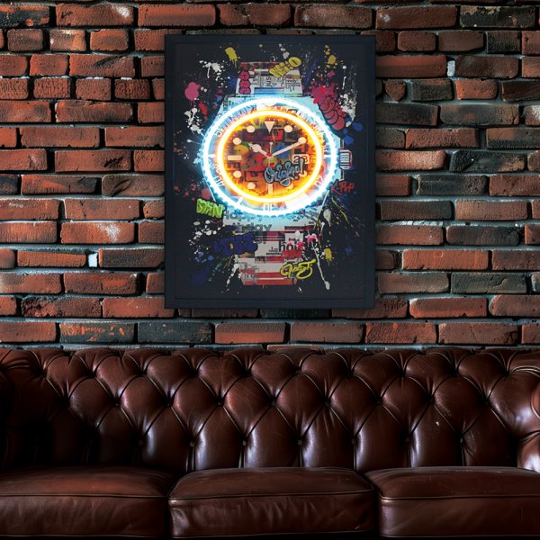 TIME BLASTER WALL ART