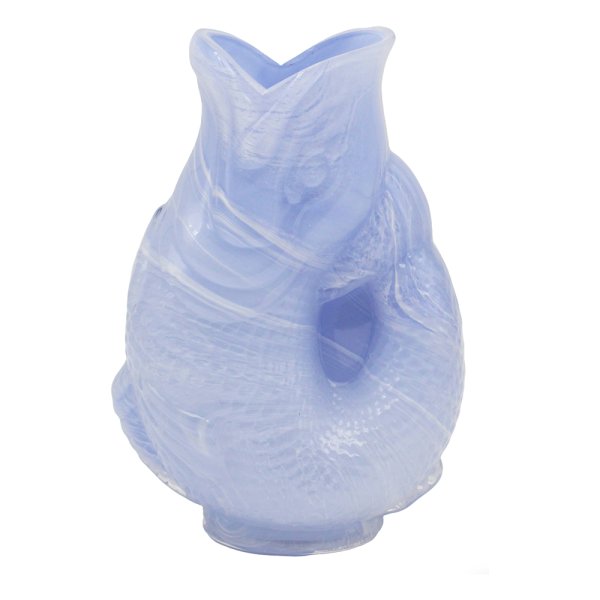 FISH VASE BLUE