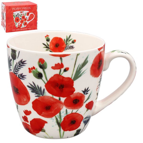 POPPY BREAKFAST MUG