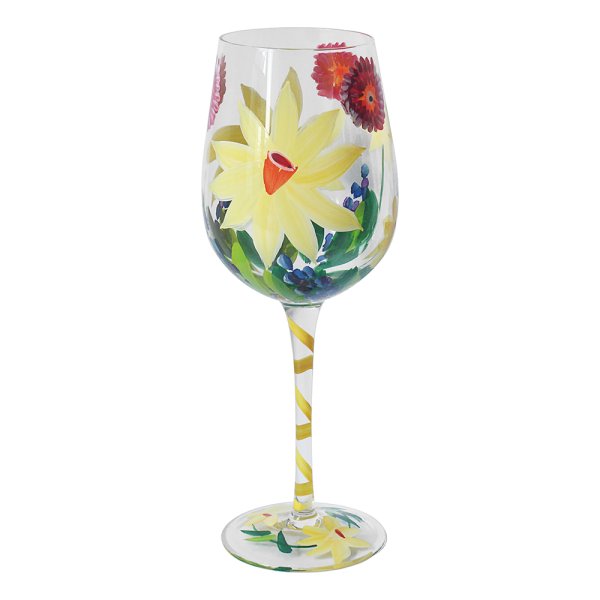DAFFODILS WINE GLASS