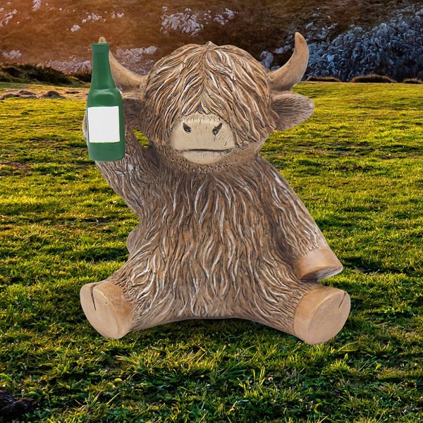 HIGHLAND COW BEER CHEERS