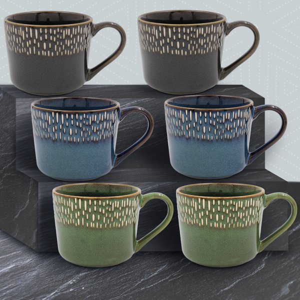 REACTIVE GLAZE MUGS S2