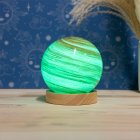 COSMIC PLANET LAMP PINK & BRN