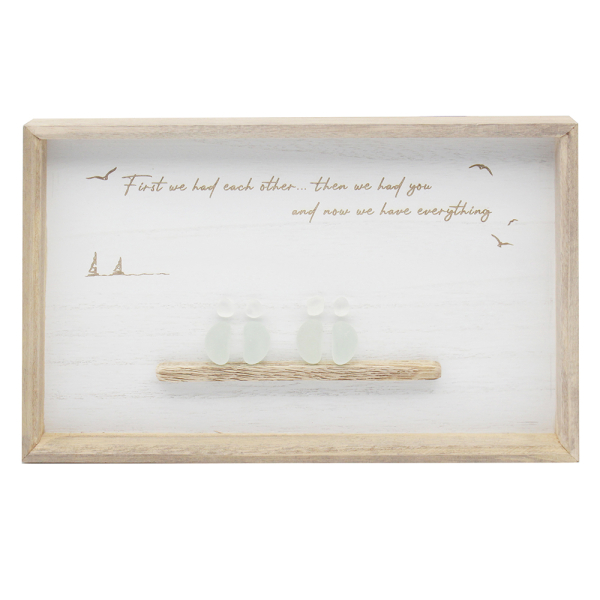 GLASS ART PLAQUE EACH OTHER