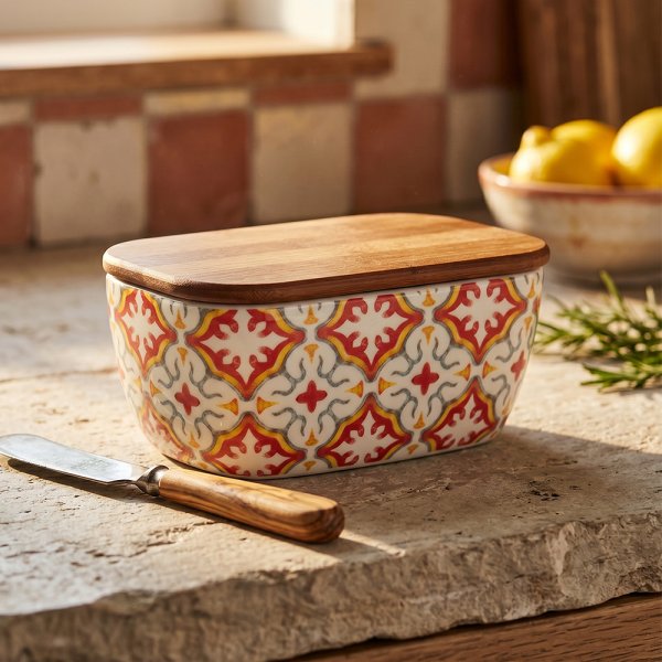 TUSCANY BUTTER DISH
