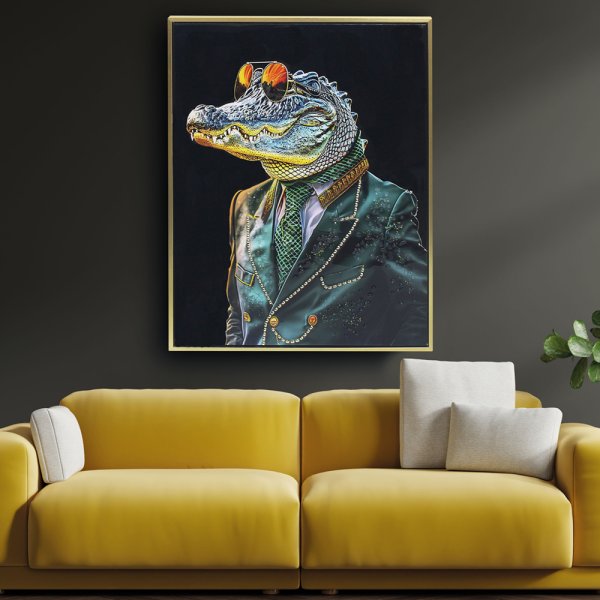 CROCODILE ROCK WALL ART