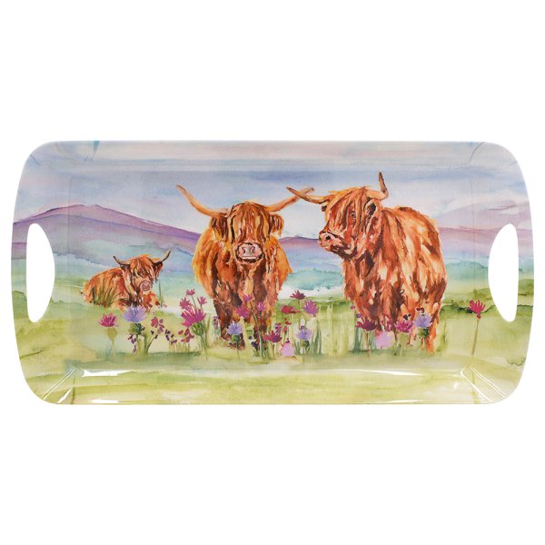 HIGHLAND COW TRAY MEDIUM