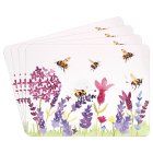 LAVENDER & BEES PLACEMATS SET4