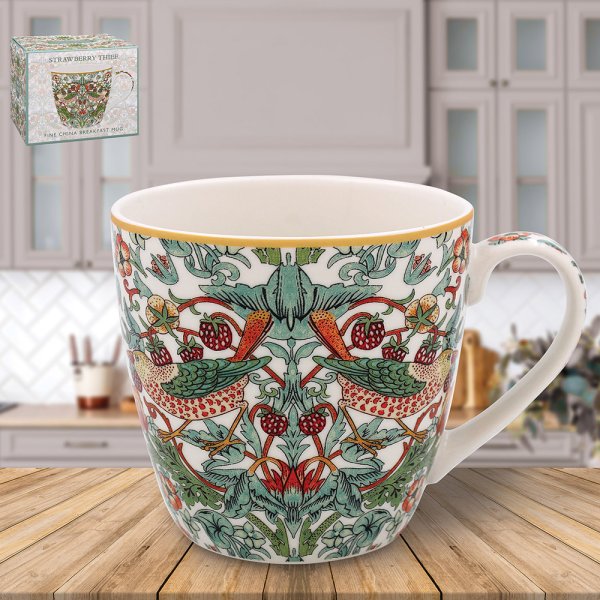 STRAWBERRY THIEF BREAKFAST MUG