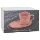 HELLO GORGEOUS SNACK SET-PINK