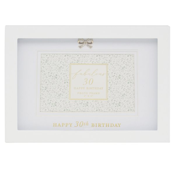 HAPPY 40TH BIRTHDAY FRAME 4"X6