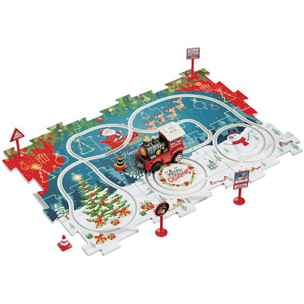 CHRISTMAS PUZZLE TRACK TRAIN