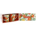 ORANGES & LEMONS MUGS SET OF 2