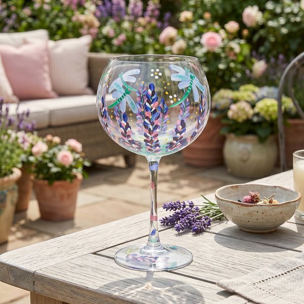 LAVENDER & DRAGONFLIES GINGLAS