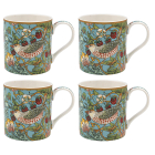 STRAWBERRY THIEF MUGS SET 4
