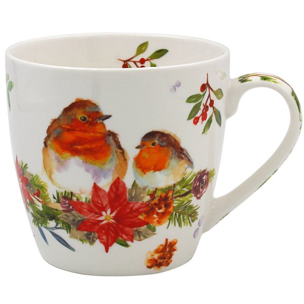 WINTER ROBINS BREAKFAST MUG