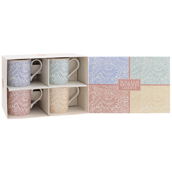LARKSPUR MUGS SET 4