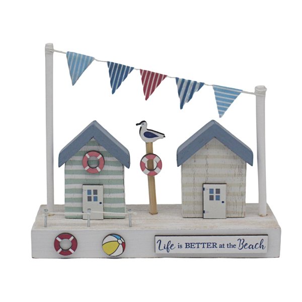 SANDY BEACH HUT PLAQUE