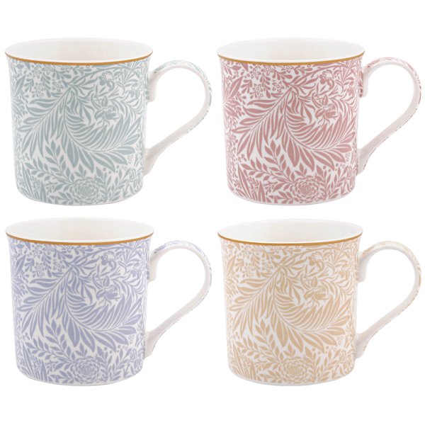 LARKSPUR MUGS SET 4